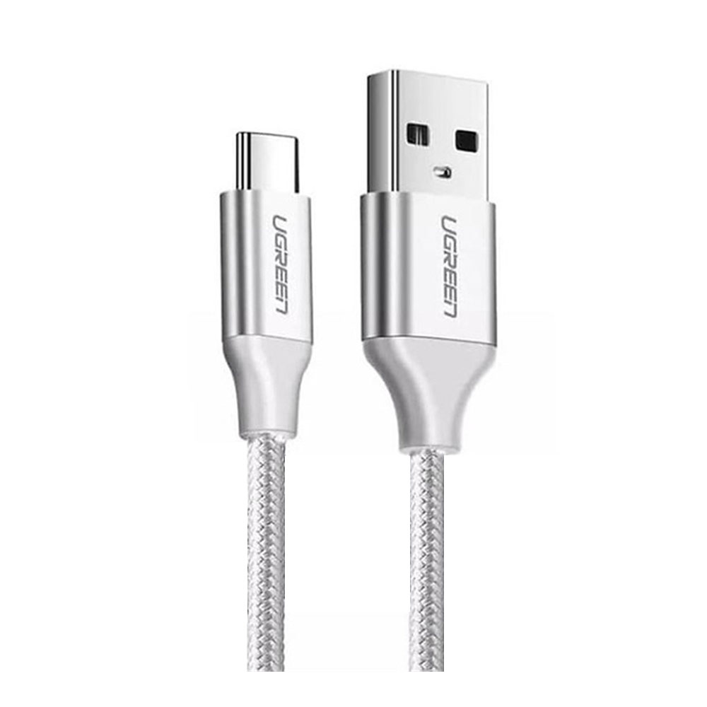 สายชาร์จ Ugreen USB-A to USB-C 1 เมตร Silver