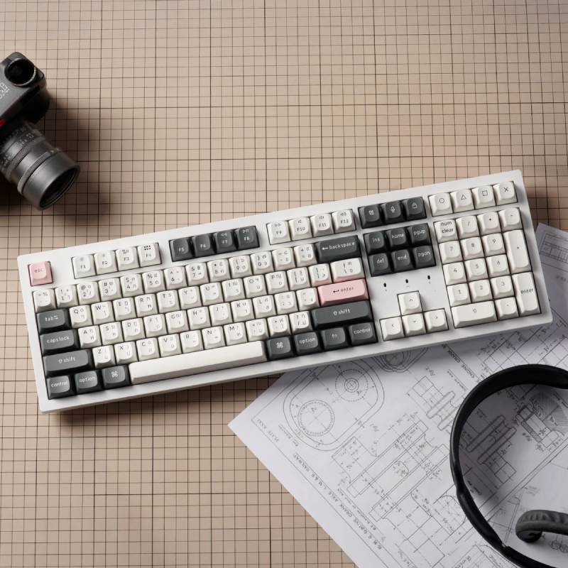 KEYCHRON K10 ZMK NON-BACKLIT SWAPPABLE SILENT BANANA SWITCH - PASTEL RED