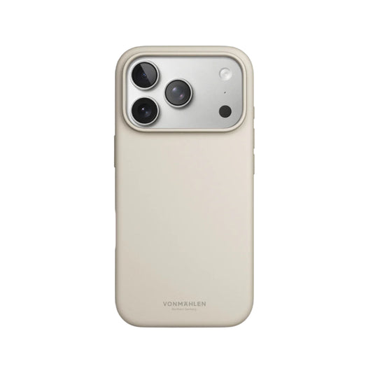 Vonmaehlen Soft Silicone เคสสำหรับ iPhone 17 Pro Max - CREAM