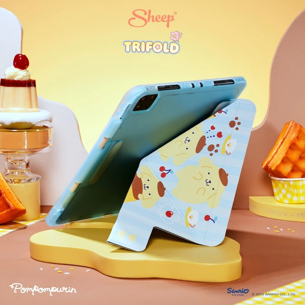 APPLESHEEP ORIGAMI CASE FOR IPAD AIR4-7 - POMPOMPURIN