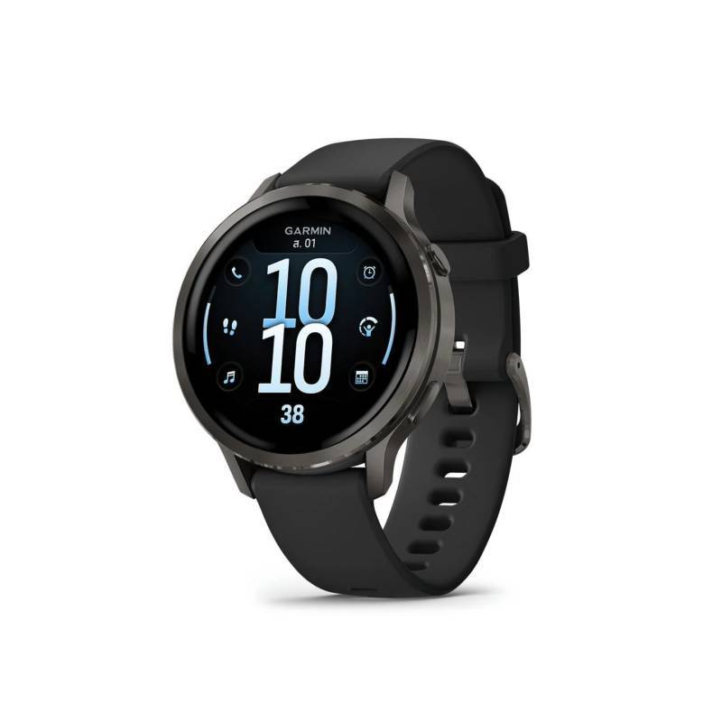 Garmin Venu 4 Series Smartwatch นาฬิกาสมาร์ทวอทช์เพื่อสุขภาพและฟิตเนสขั้นสูง-= Slate / Black 45mm