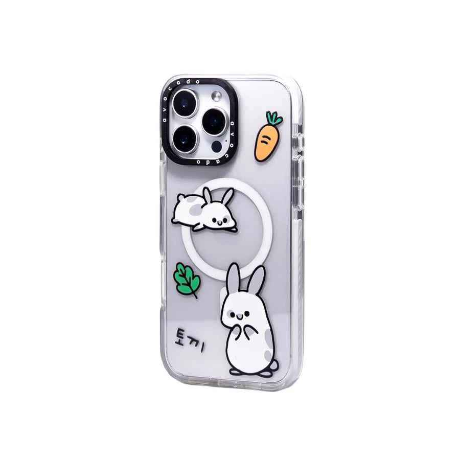 เคสไอโฟน Avocado For iPhone 15 Rabbit Carrot Crystal Clear