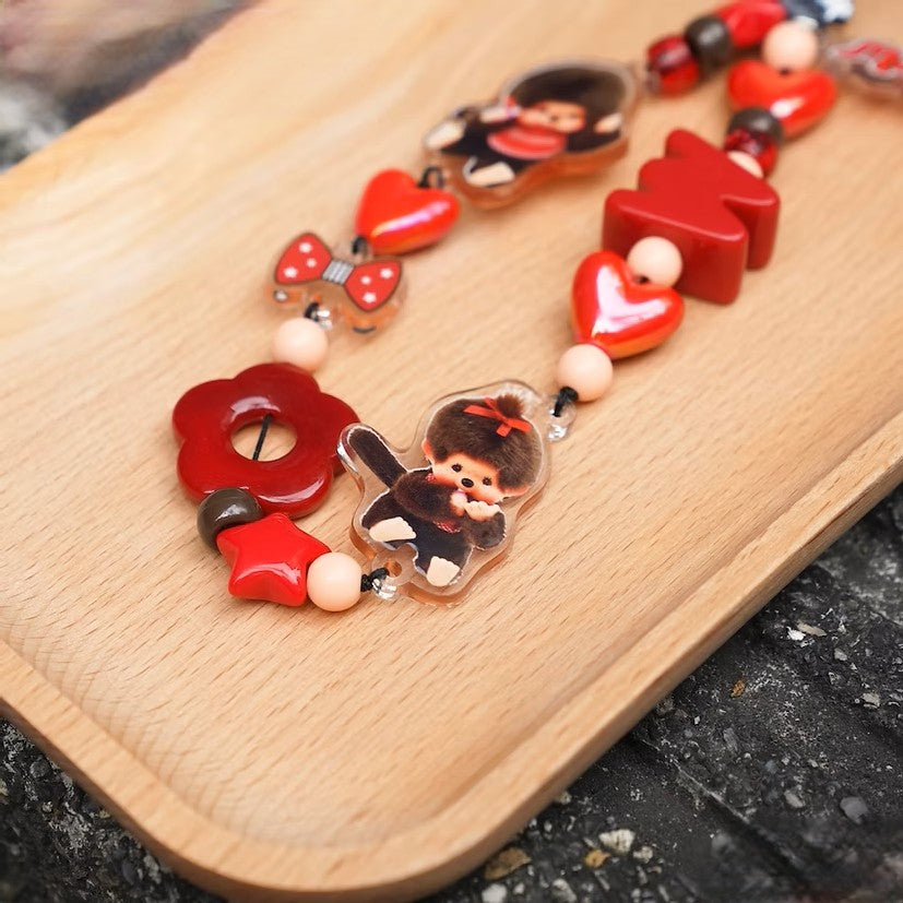 APPLESHEEP PHONE CHARM-(MONCHHICHI)