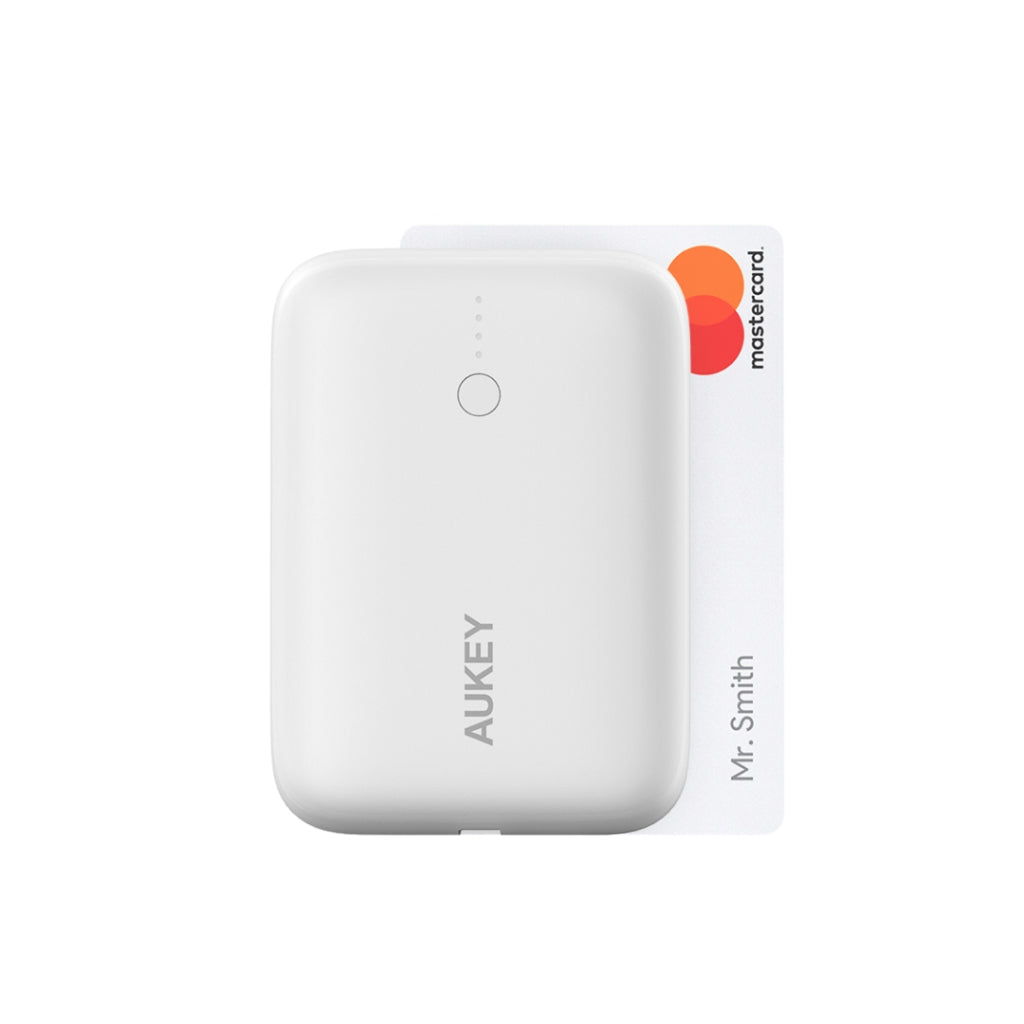 AUKEY BASIX MINI 10000MAH (PPS, FCP, SCP) 22.5W POWER DELIVERY WHITE (PB-N83S WH)