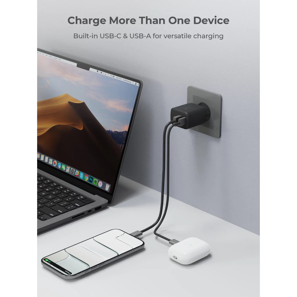 AUKEY PA-F3T SWIFT 35W PD WALL CHARGER BLACK