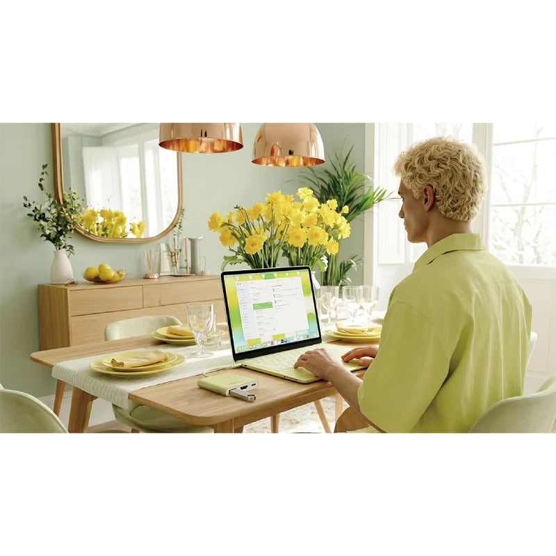 MICROPACK 4K/60HZ 3-IN-1 HUB HD DATA CONVERTER YELLOW (MDC-3H-YE)