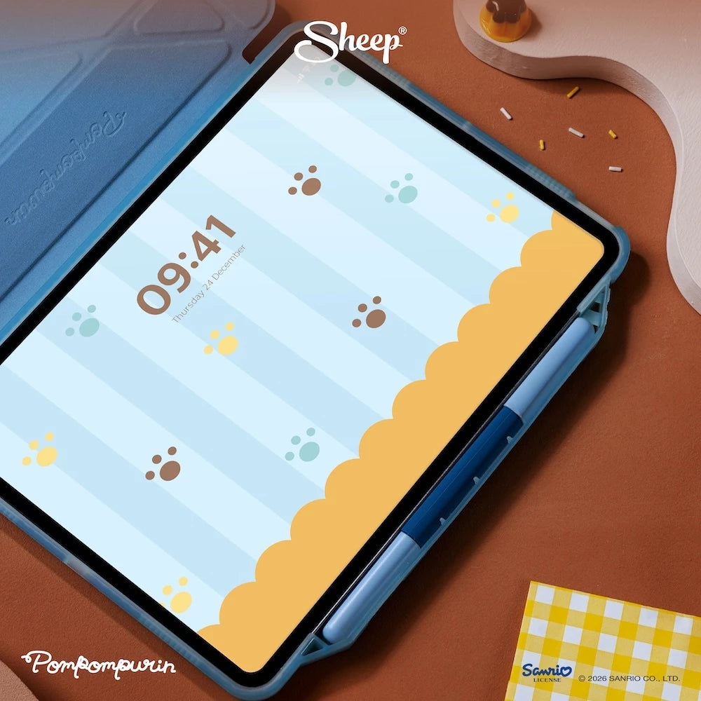 APPLESHEEP PEOPLE CASE FOR IPAD GEN10-11 - POMPOMPURIN