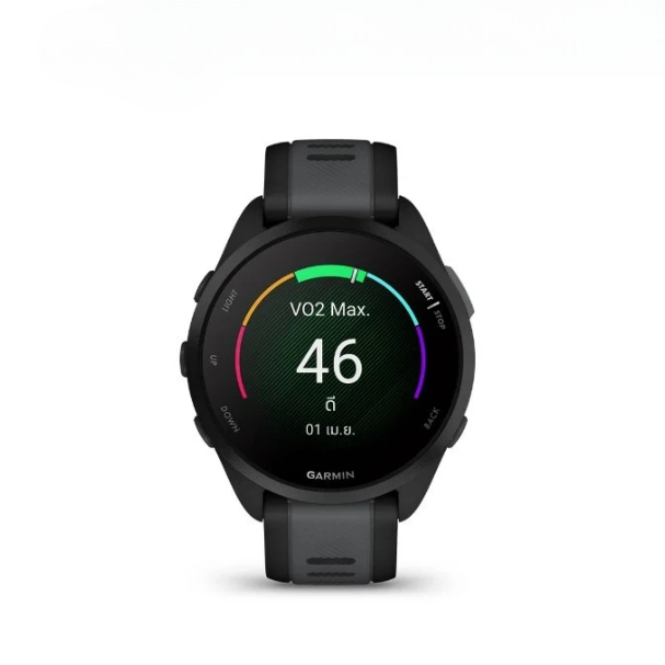 Garmin Forerunner 165 สมาร์ทวอทช์ สำหรับนักวิ่ง - Black, Slate
