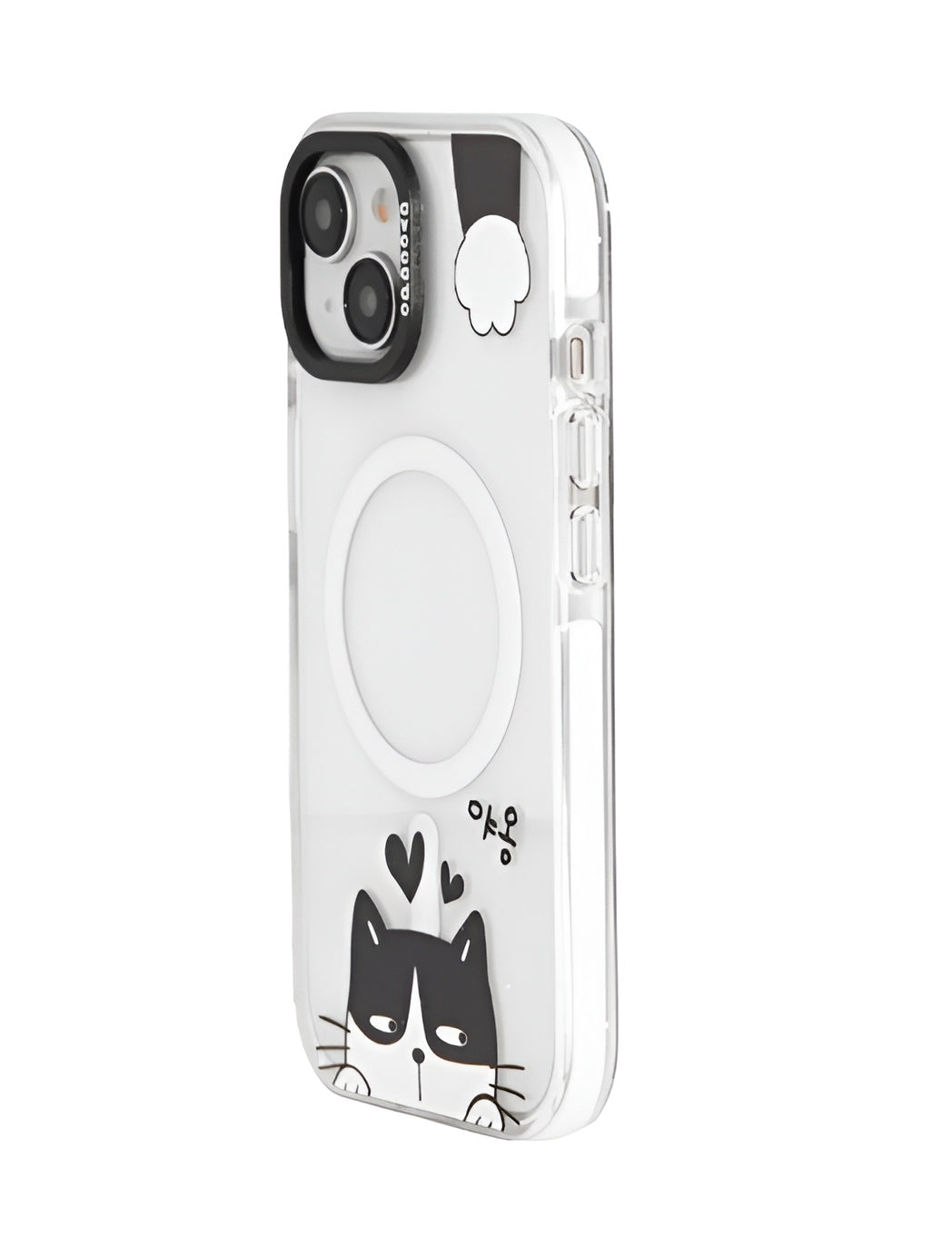 เคสไอโฟน Avocado For iPhone 13/14 Black CatCrystal Clear