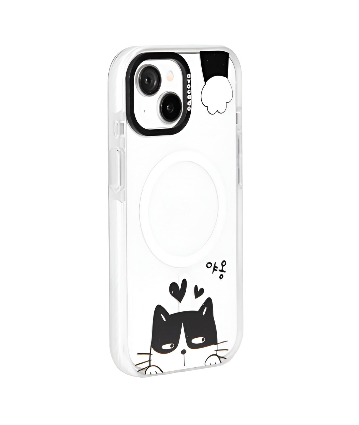 เคสไอโฟน Avocado For iPhone 13/14 Black CatCrystal Clear