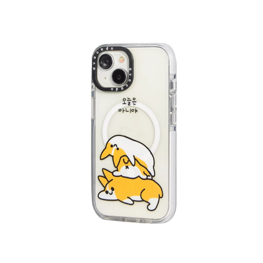 เคสไอโฟน Avocado For iPhone 15 Shiba Dog Crystal Clear
