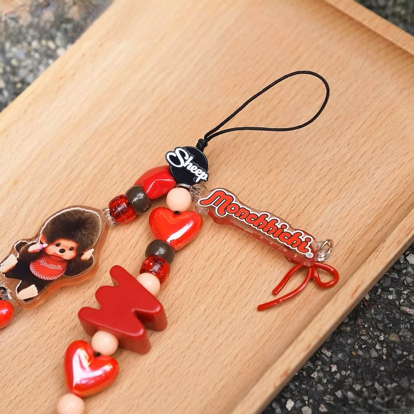 APPLESHEEP PHONE CHARM-(MONCHHICHI)