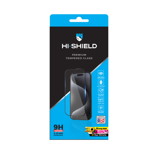ฟิล์มกระจก Hishield 3D Strong Max Tempered Glass Film For iPhone 17 Pro