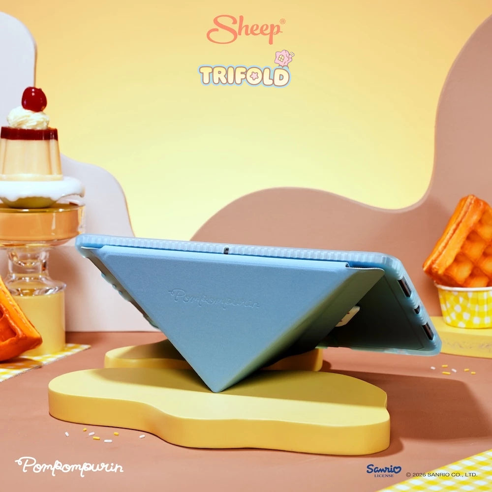APPLESHEEP ORIGAMI CASE FOR IPAD AIR4-7 - POMPOMPURIN