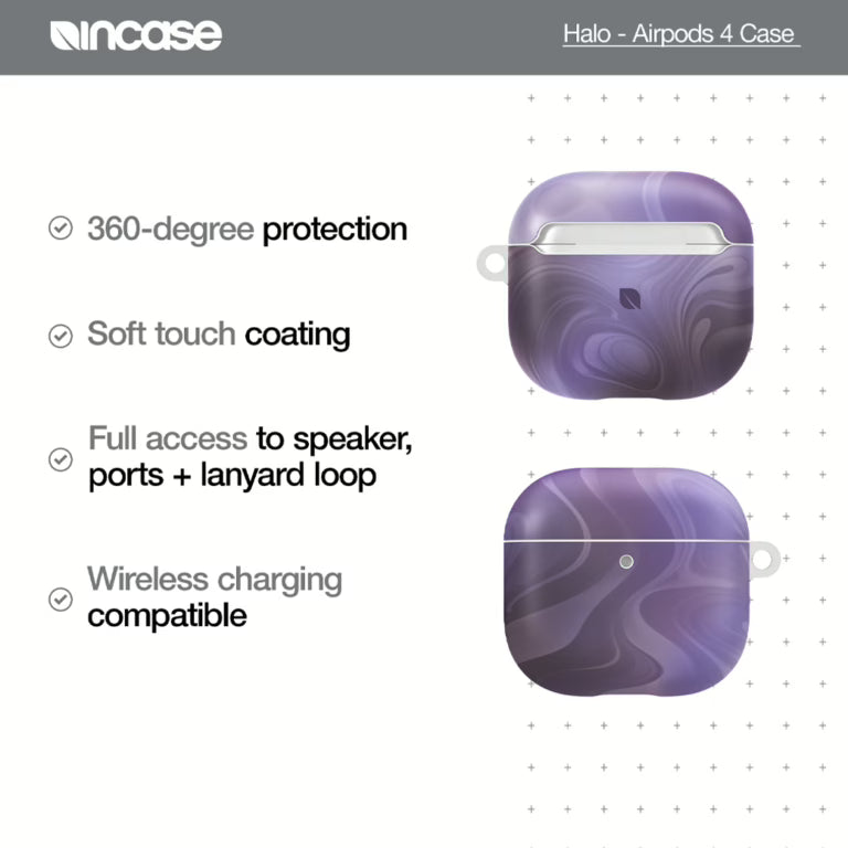 เคสแอร์พอร์ต Incase Halo Case For Airpods 4 Oil Slick Lilac