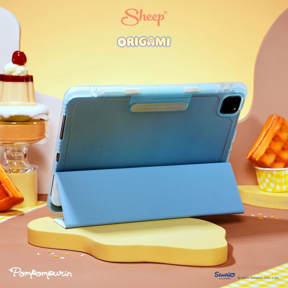 APPLESHEEP ORIGAMI CASE FOR IPAD AIR4-7 - POMPOMPURIN