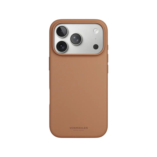 Vonmaehlen Soft Silicone เคสสำหรับ iPhone 17 Pro Max - DARK CREAM