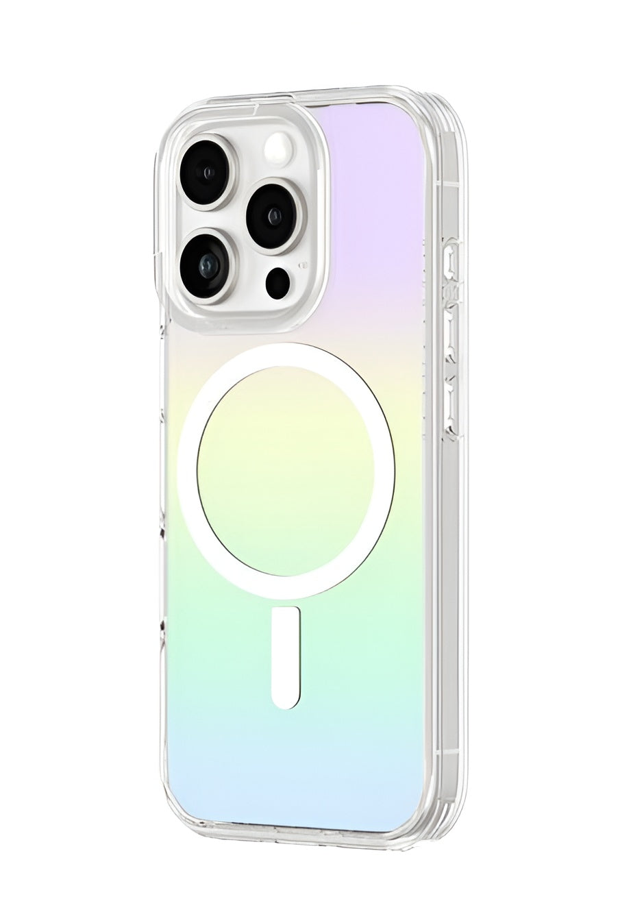 เคสไอโฟน AMAZINGTHING For iPhone iPhone 16 Pro minimal Magsafe Drop Proof Case Rainbow