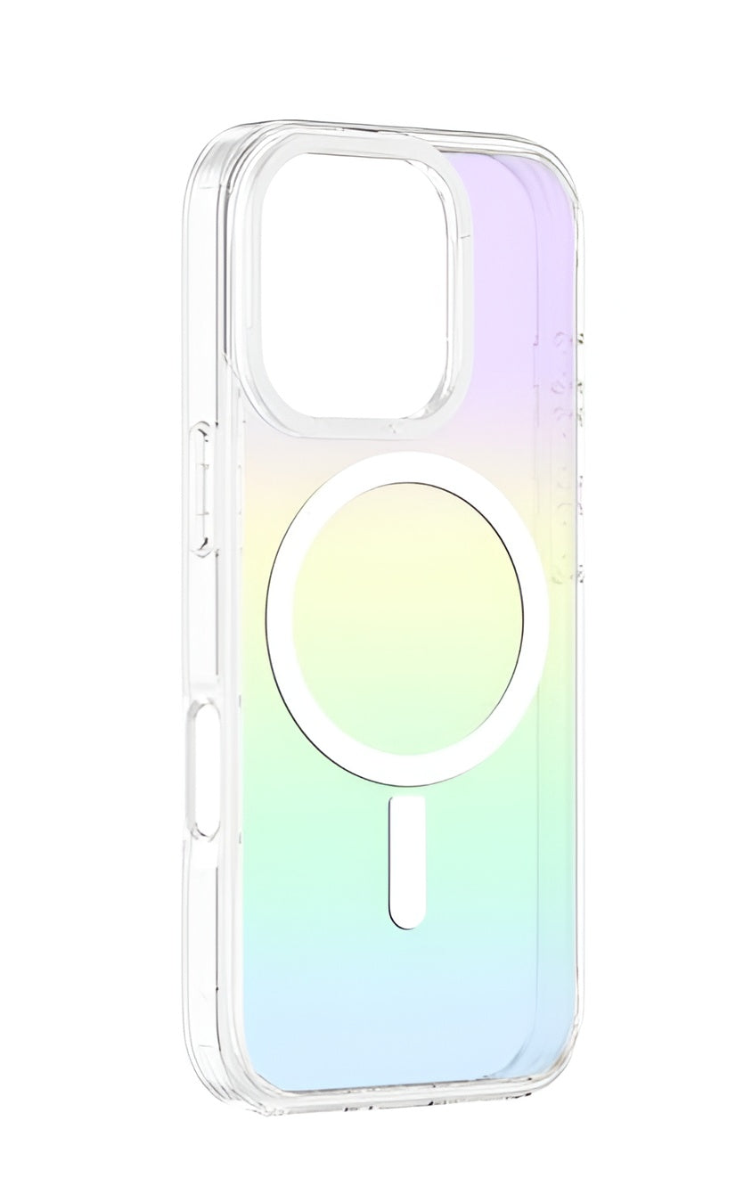 เคสไอโฟน AMAZINGTHING For iPhone iPhone 16 Pro minimal Magsafe Drop Proof Case Rainbow