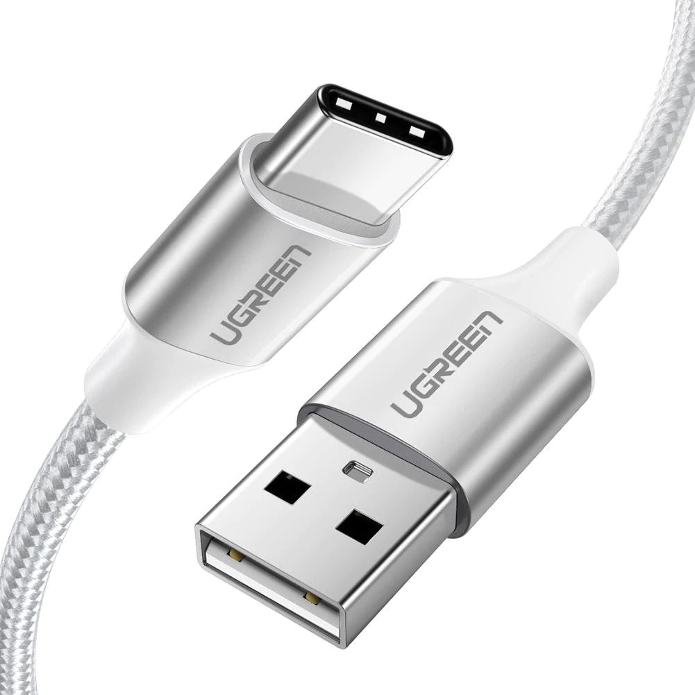 สายชาร์จ Ugreen USB-A to USB-C 1 เมตร Silver