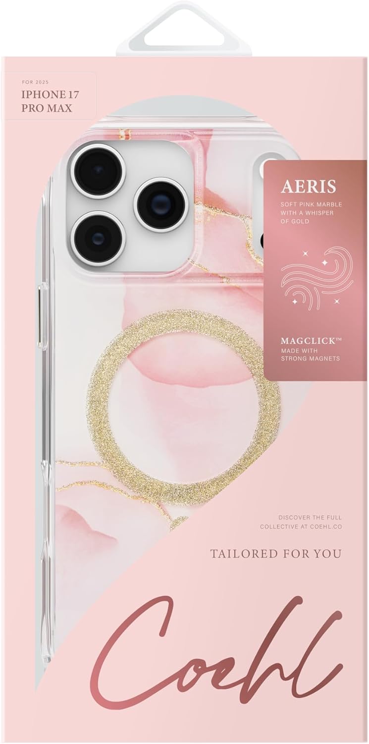 เคสสำหรับ iPhone 17 Pro Max UNIQ Coehl Aeris Magnetic Soft Pink