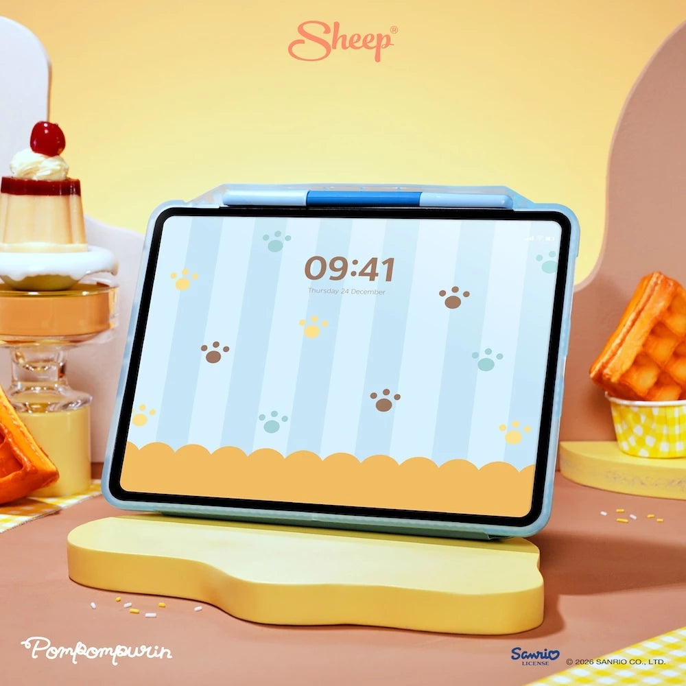 APPLESHEEP PEOPLE CASE FOR IPAD GEN10-11 - POMPOMPURIN