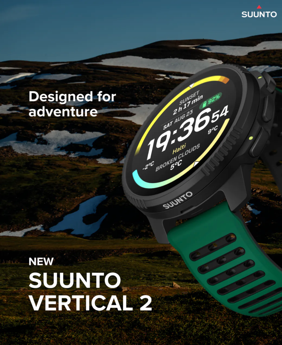 Suunto Vertical 2 - Sport Watch  - Black