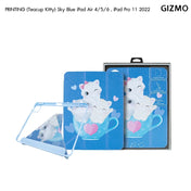 เคสไอแพด Gizmo iPad Air 4/5/6 iPad Pro 11 2022 Multistand Back Clear With Pencil Holder Teacup Kitty