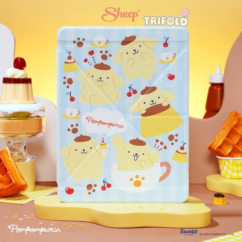 APPLESHEEP ORIGAMI CASE FOR IPAD AIR4-7 - POMPOMPURIN