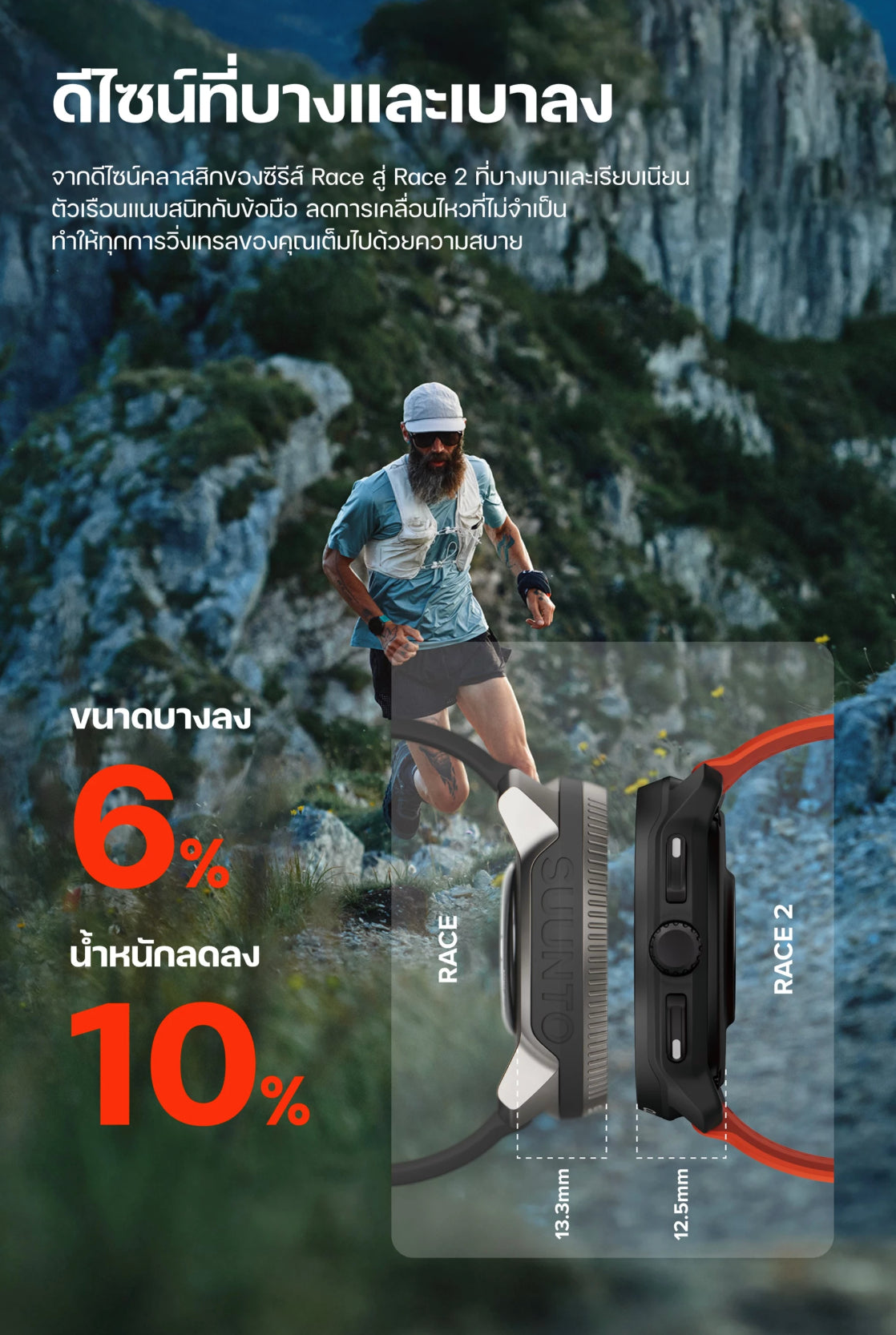 Suunto Race 2 - The Performance Watch - Titanium Black
