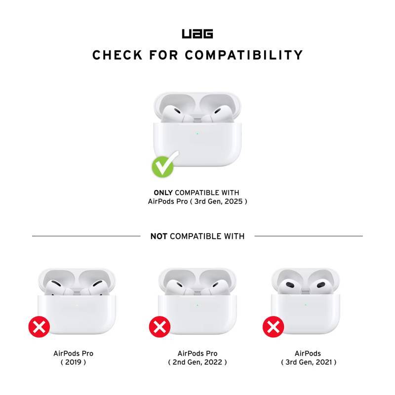 UAG SCOUT AIRPODS PRO 3RD GEN - BLACK