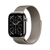 Apple Watch Series 11 GPS + Cellular 46mm Natural Titanium Case with Natural Milanese Loop - M/L