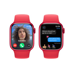 Apple Watch Series 9 GPS 41mm (PRODUCT)RED Aluminium Case with (PRODUCT)RED Sport Band - M/L