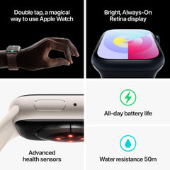 Apple Watch Series 9 GPS 41mm (PRODUCT)RED Aluminium Case with (PRODUCT)RED Sport Band - M/L