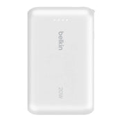 แบตเตอรี่สำรอง Belkin Boostcharge Power Bank 10K With Integralated Cable White