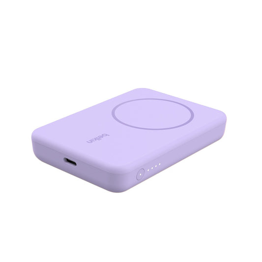 พาวเวอร์แบงค์ Belkin 5,000 mAh with Kickstand Purple