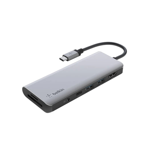 Belkin Port Hub USB-C 7 in 1 with PD (AVC009btSGY)