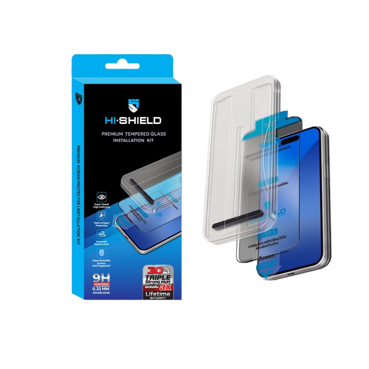 ชุดฟิล์มกันรอย Hishield Boxset26  Film+Lens iPhone16 Pro Max