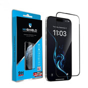 ฟิล์มกระจกแบบใสเต็มจอ Hi-Shield Tempered Glass 3D 0.33M Full Coverage สำหรับ iPhone 13/14/16e Black