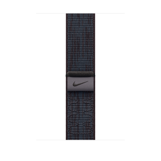46mm Black/Blue Nike Sport Loop