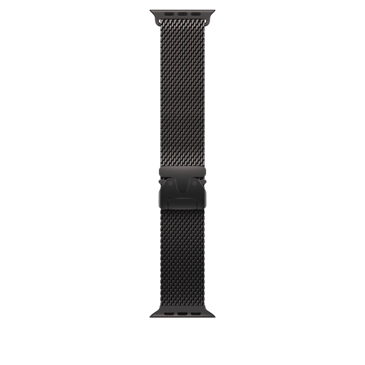 49mm Black Titanium Milanese Loop - Medium