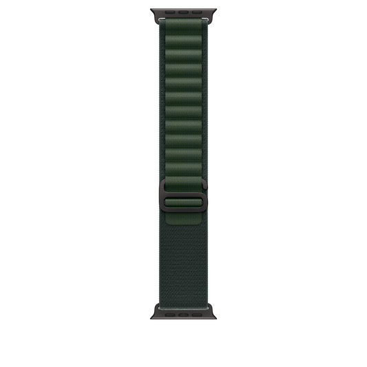 49mm Dark Green Alpine Loop - Small - Black Titanium Finish