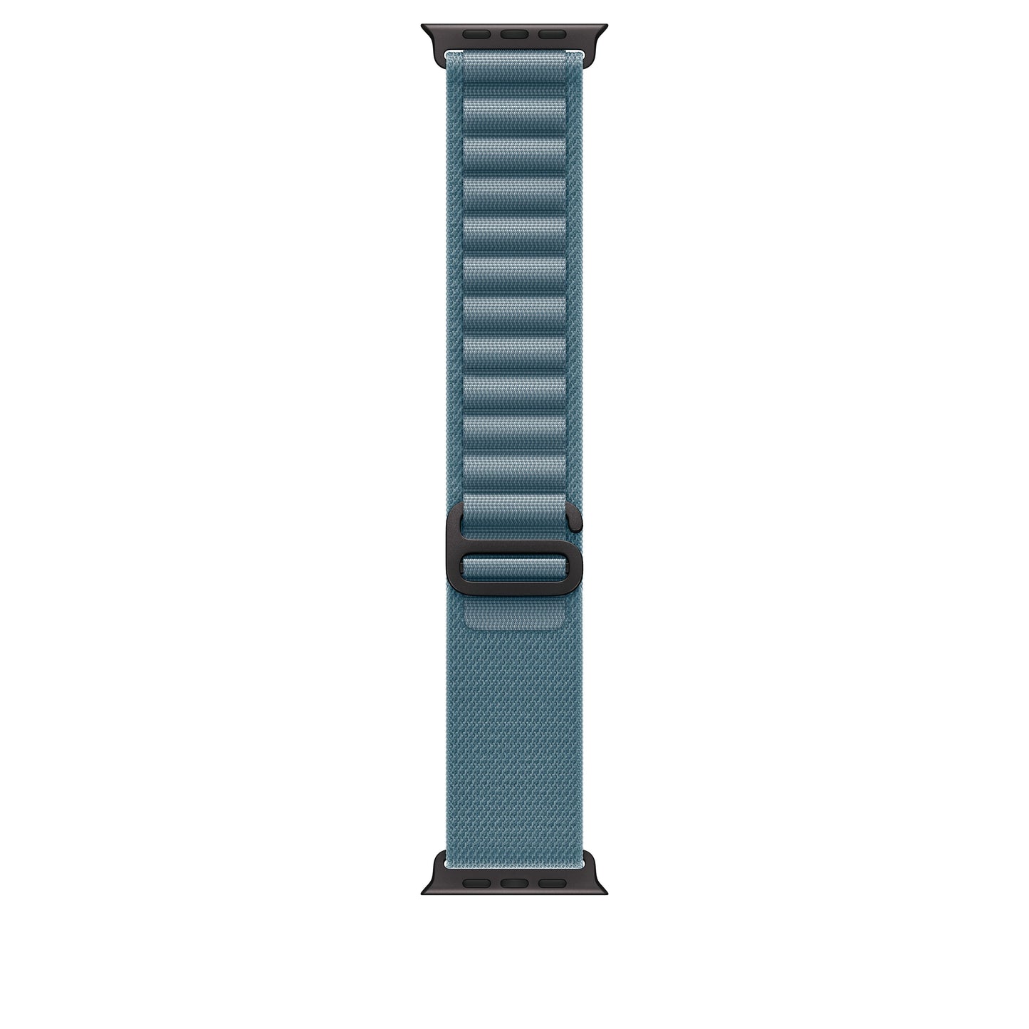 49mm Light Blue Alpine Loop - Large - Black Titanium Finish