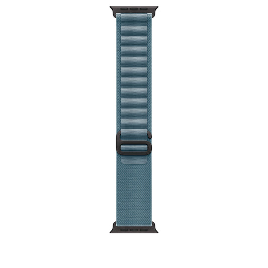 49mm Light Blue Alpine Loop - Medium - Black Titanium Finish
