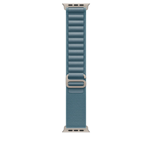 49mm Light Blue Alpine Loop - Small - Natural Titanium Finish