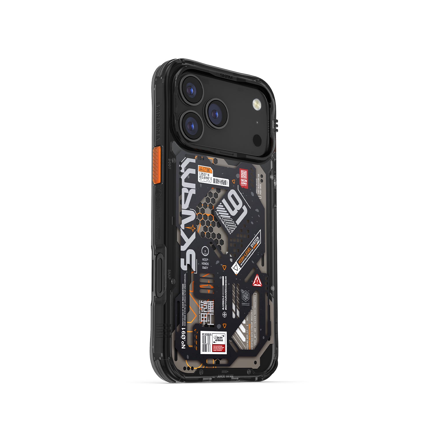 เคส Skinarma iPhone 17 Pro Max Spectra Magsafe Glossy Black – iStudiobySPVi