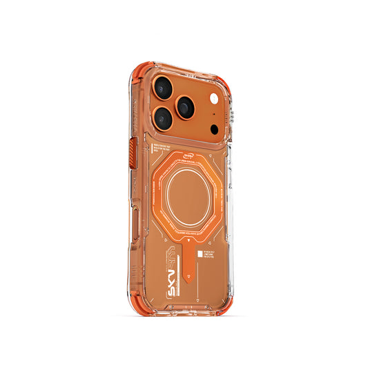 เคส Skinarma iPhone 17 Pro Magma Magsafe Orange