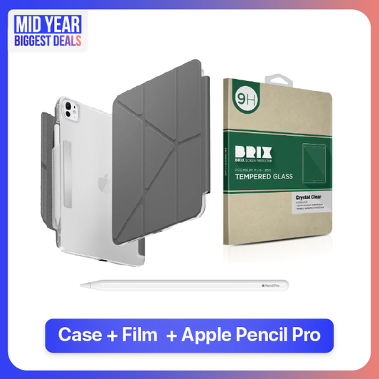 Case+Film+Apple Pencil Pro สำหรับ iPad Pro M4 13"