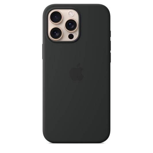 iPhone 16 Pro Max Silicone Case with MagSafe Black