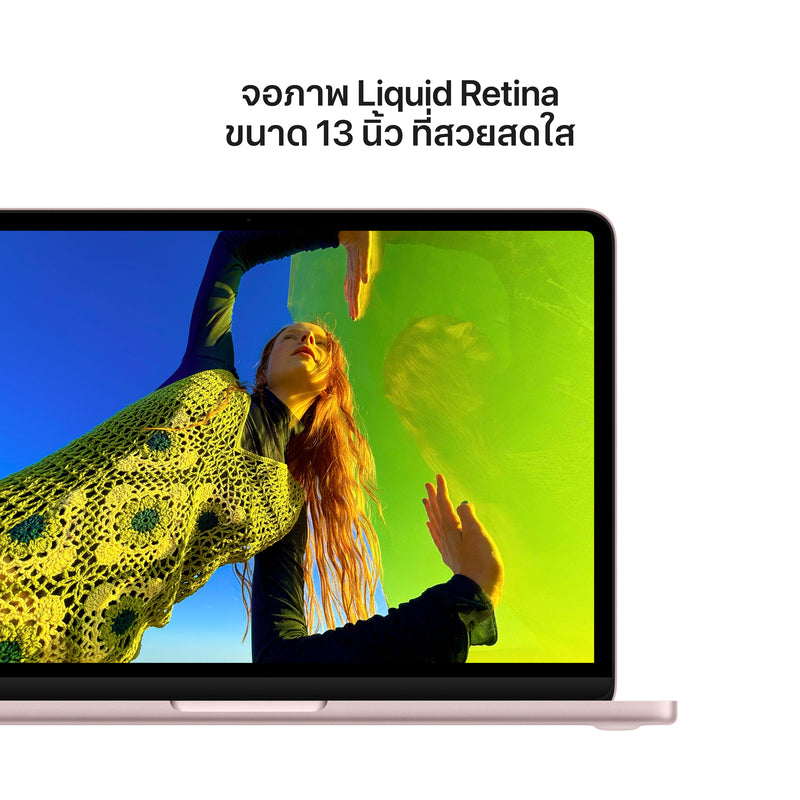 MacBook Neo รุ่น 13 นิ้ว: Apple A18 Pro chip with 6‑core CPU and 5‑core GPU, Magic Keyboard พร้อม Touch ID, 512GB SSD - บลัช